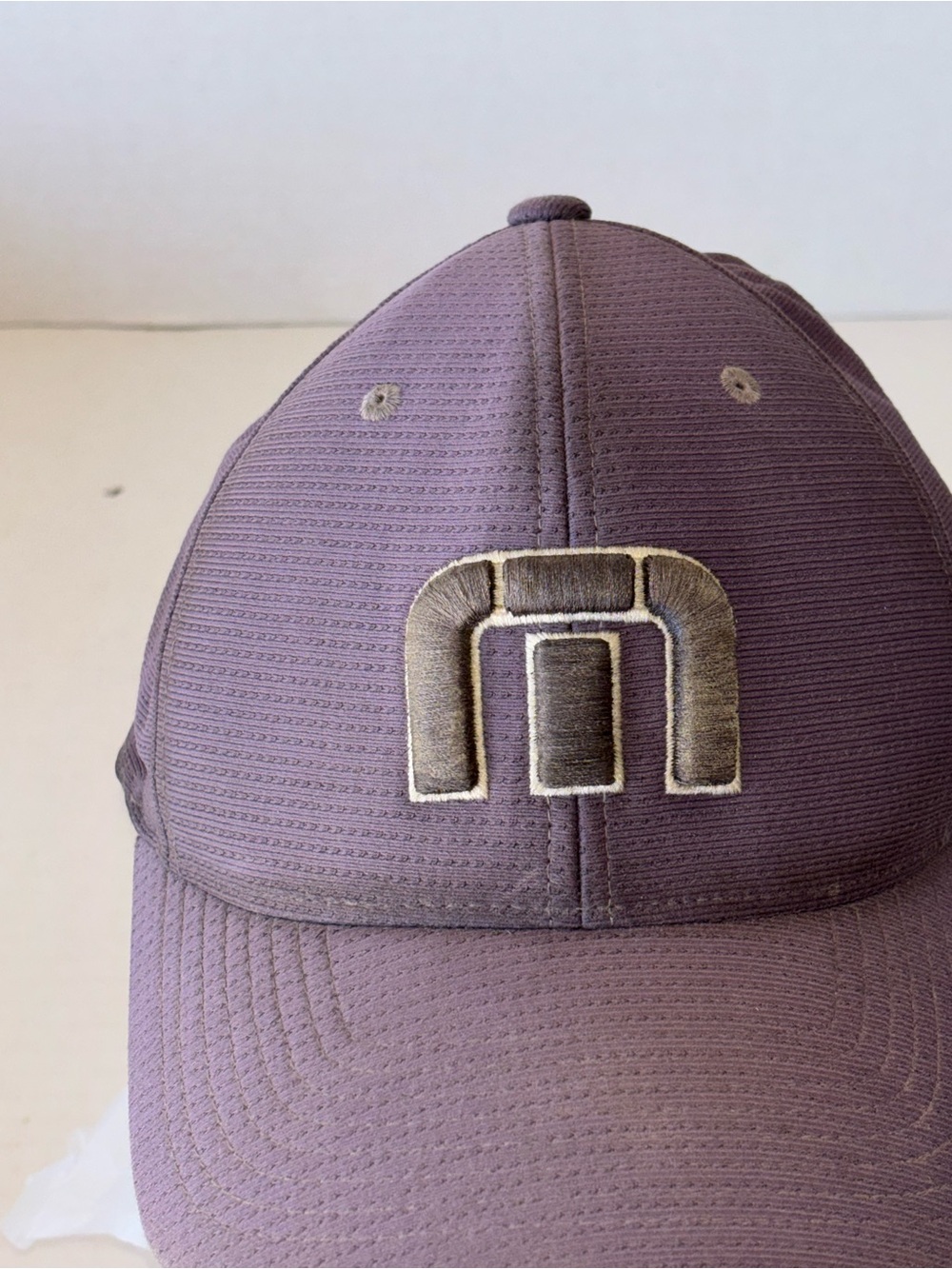 Travis Mathew Purple Logo Performance Baseball Cap
